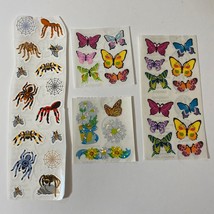 Vintage Sandylion Spiders &amp; Butterflies Sticker Set - £9.43 GBP