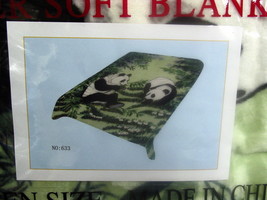 Panda Bear Bears Queen Size Blanket - £45.93 GBP