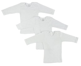 Long Sleeve White Lap T-shirt - $14.81