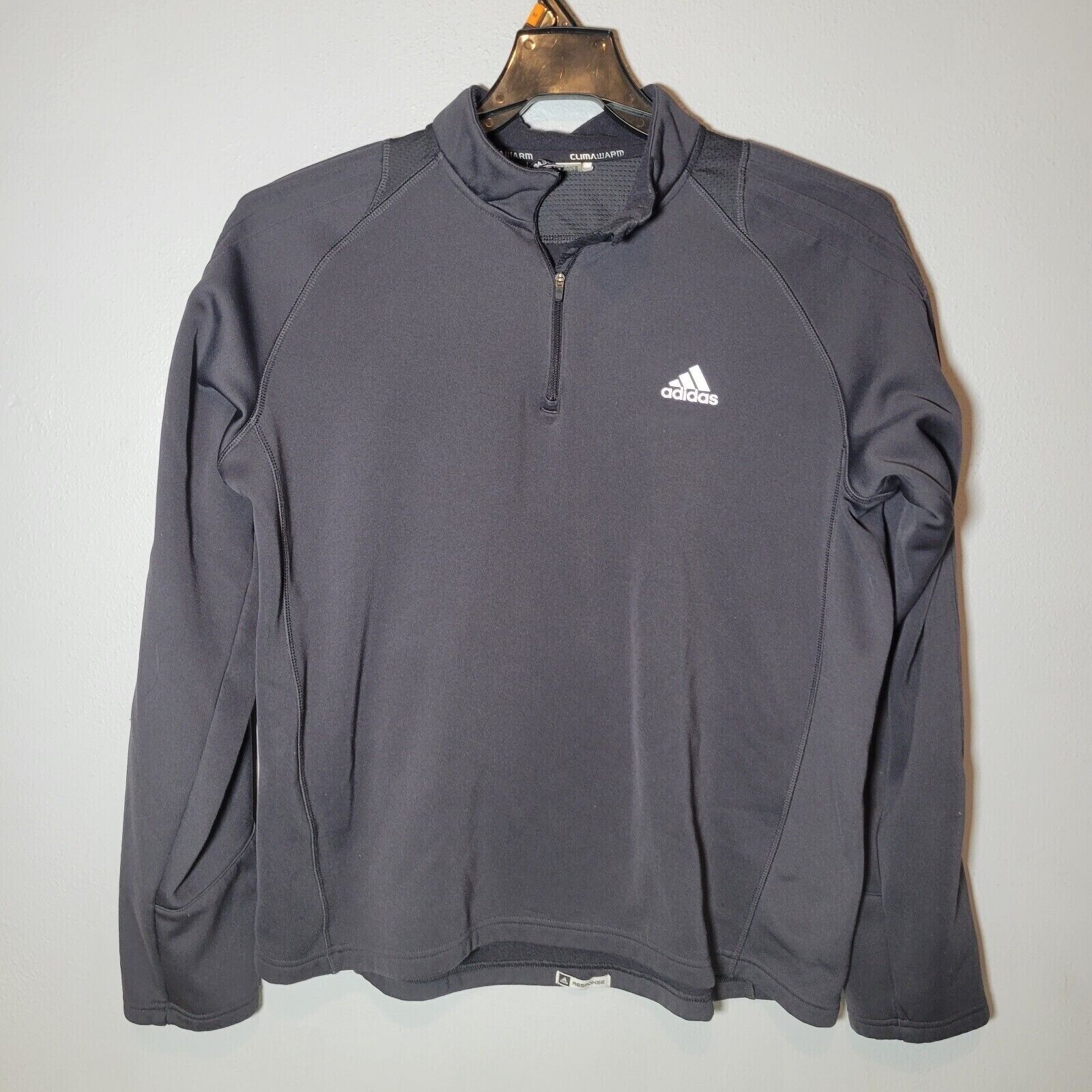 Primary image for Adidas Climaware Shirt Mens Medium Gray Pullover Athletic Comfort for Men