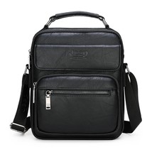 JEEP BULUO Men&#39;s Handbags Famous Brand Big Size Man Leather Crossbody Shoulder M - £53.09 GBP