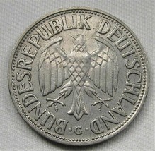 1964-G Germany 1 Mark XF Coin AD945 - £12.30 GBP
