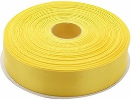 Ribbon Solid Satin Ribbon Roll Light Gift Wrap Ribbon Decoration Yellow ... - $13.26