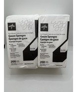 2 PACK Medline 4 x 4 Gauze Sponges 100% Cotton 8-Ply Woven Non-Sterile G... - $223.49 MXN