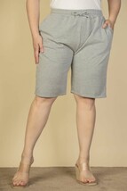 Women&#39;s Plus Size French Terry Bermuda Shorts - €24,57 EUR