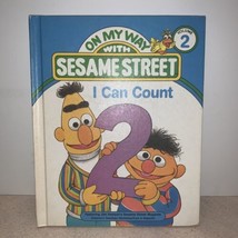 On My Way With Sesame Street Vol 2 Children Book Counting Hardcover Vintage 1989 - £5.44 GBP