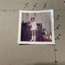 1960s Photographs Girl In Western Dance Outfit Boots Cowboy Hat - $9.49