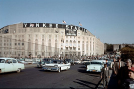 YANKEE STADIUM 8X10 PHOTO BASEBALL NEW YORK YANKEES NY 1950&#39;S PICTURE WI... - $4.94