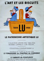 Savignac - Original Exhibition Poster - Art Et Biscuits Lu -AFFICHE - 1988 - £102.04 GBP