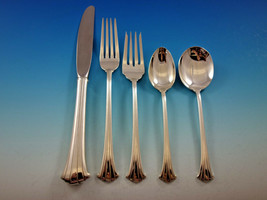 Newport Scroll by Gorham Sterling Silver Flatware Set 8 Service 45 pieces Place - $2,895.75