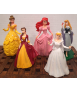 Disney Princess Small PVC Toy Figures Cake Toppers Approx 2.25&quot;- 2.5&quot; Lo... - £7.42 GBP