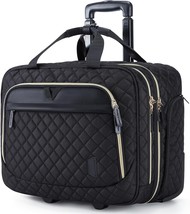 BAGSMART 17.3 Inch Rolling Laptop Bag Women MenRolling Briefcase for Wom... - £37.10 GBP