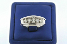 2.00 Carat Men’s White Gold Over Diamond Engagement Wedding Pinky Band Ring - £78.79 GBP