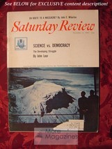 Saturday Review November 4 1967 John F Wharton Jack Valenti Daniel S. Greenberg - £6.76 GBP