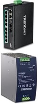 TRENDnet Bundle 10-Port Industrial Gigabit PoE+ DIN-Rail Switch TI-PG102... - $1,009.99