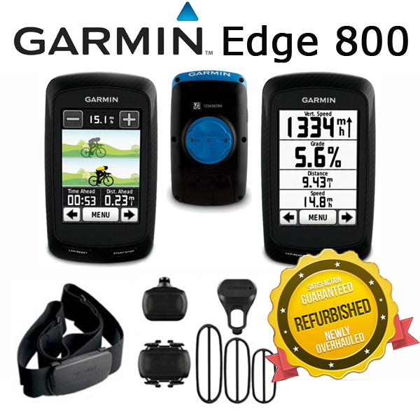 Garmin Edge 800 GPS Computer Device Road Bike + Mount + HRM + Speed + Cadence - $282.99
