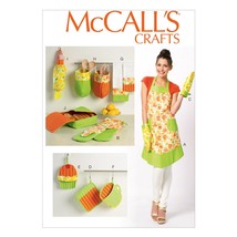 McCall Pattern Company M6978 Apron and Kitchen Accessories, One Size - £7.16 GBP