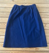 Vintage Pendleton Women’s Wool Skirt Size 14 Navy M5 - £22.51 GBP
