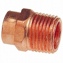  Nibco 10-Pack 1/2-in x 1/2-in Copper Threaded Adapter Fittings - $20.00
