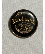 Jack Daniels Tennessee Whisky Old No 7 Pinback Pin Lapel Hat Black Gold ... - £7.07 GBP