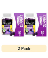 2-AIRBORNE ELDERBERRY 50 GUMMIES EACH NEW 04/2026 - $31.25 CAD