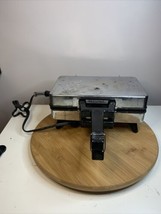 Rival Teflon II Pizelle Waffle Maker Model 95/1 Reversible Plates VTG - £27.24 GBP