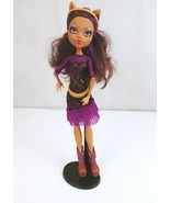 Monster High Haunted Spirits Clawdeen Wolf 11&quot; Doll With Stand &amp; Accesso... - £16.95 GBP