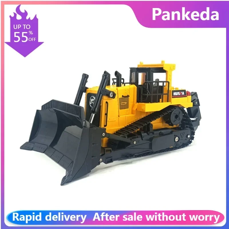 554 1 16 1 24 rc truck model remote controlled bulldozer alloy tractor cars engineering thumb200