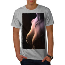 Wellcoda Sexual Woman Body Mens T-shirt, Erotic Bra Graphic Design Printed Tee - £16.92 GBP+