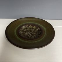 1 Franciscan Madeira Stoneware SAUCER Plate Brown Green Floral MCM - $15.30