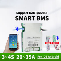 Smart BMS 4S 12v For LiFePO4 Battery Bluetooth 20A 30A Balance Board NTC BT - $48.90+