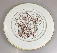 Col Gastronomie Charger Plate 12&quot; Paris Eiffel Tower Wine Bread Cheese Limoges - £28.36 GBP