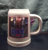 Vintage Michelob Dry Logo Beer Stein Mug .5 Liter Germany Gerz CS146 - £9.07 GBP