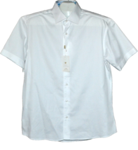 Bertigo Morgan White Blue Trim Cotton Stylish Men&#39;s Shirt Size XL 5 - £63.98 GBP