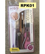 KISS PROFESSIONAL PEDICURE SET CLIPPER NIPPER BUFFER FILE NAIL BRUSH ETC... - €9,40 EUR