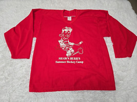 VTG Shawn Burr Summer Camp (Detroit Red Wings) Signed Hockey L Jersey (N... - $45.54