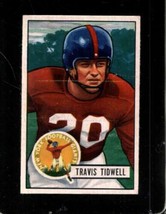 1951 Bowman #19 Travis Tidwell Vg+ Ny Giants Nicely Centered *X61547 - £9.22 GBP