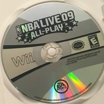 Nba Live 09 All Play Nintendo Wii Video Game Disc Only Sports Basketball Kobe - £6.84 GBP