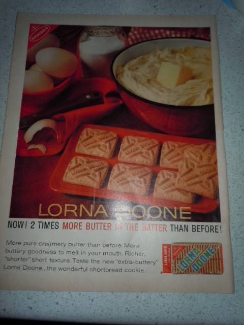 Vintage Lorna Doone Nabisco Cookies Print Magazine Advertisement 1960 - $9.99