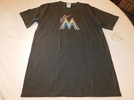 Majestic Florida Marlins Men&#39;s Short Sleeve T Shirt cotton Size S small NWT - £14.39 GBP
