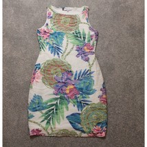 Lined Summer Sundress Sleeveless floral textured Design Size S Jennifer Lopez - £20.53 GBP