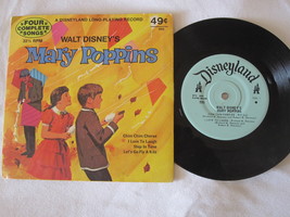 1972 Walt Disney&#39;s Disneyland 33 1/3 Record: Mary Poppins w/ sleeve - £6.96 GBP