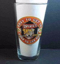 Coors light pint beer glass Spike&#39;s Doghouse Bar Spokane Wa Ruff to get out - $7.12