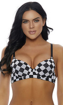 Sexy Forplay Checkered Bra Racer Costume Accessory - $28.99