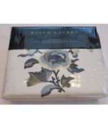 Ralph Lauren Blanc Bleu 3P Full Queen Duvet Cover Shams Set chinoiserie ... - $5,810.49 MXN