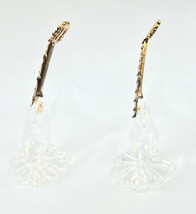 CTF Signed Crystal Guitar Set of 2 Sterling Silver 800 Italy Made 2” Miniatures - £63.30 GBP