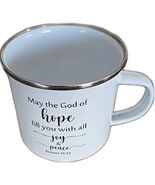 Christian ~ Enamelware ~ Coffee Mug w/Handle ~ Bible Verse ~ 3&quot; H x 3.15... - $35.19 CAD
