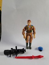 Vintage GI Joe Red Star v1 Action Figure 1991  Hat Rocket Launcher Tight Joints - £12.74 GBP