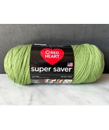 Red Heart Super Saver Acrylic Yarn - 1 Skein Color Tea Leaf #624 Green - $8.50