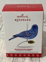 Hallmark Ornament 2017 The Beauty Of Birds Series #13th “Mountain Bluebird” - £34.92 GBP